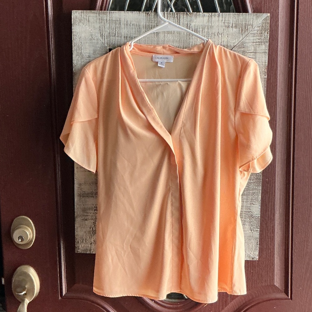 Calvin Klein Peach Blouse